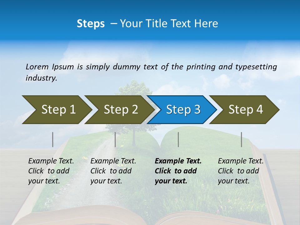 Background Story Literature PowerPoint Template