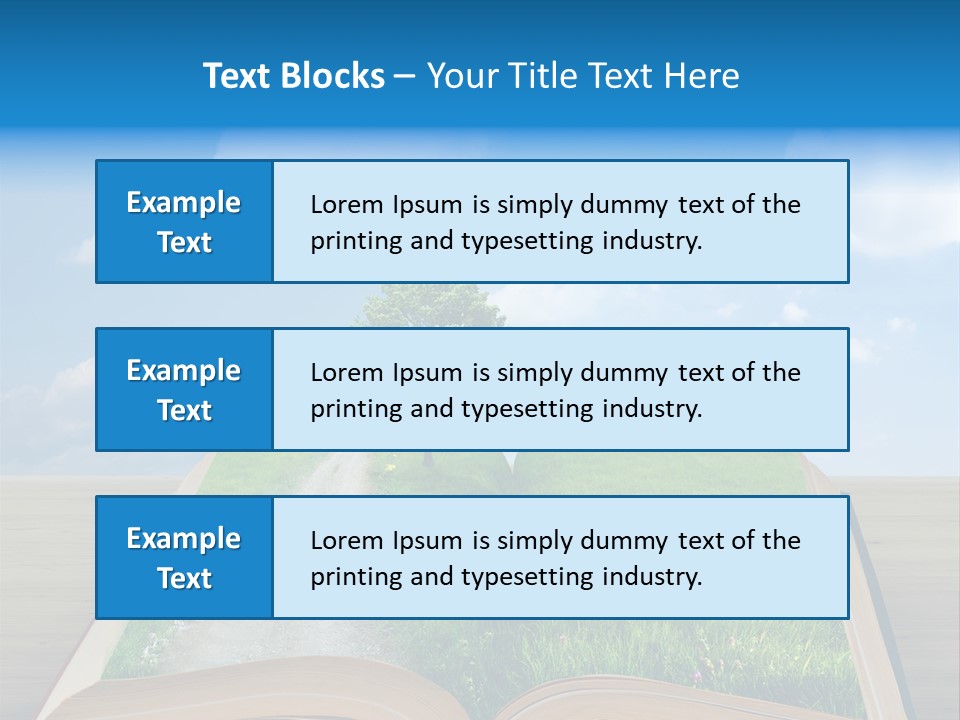 Background Story Literature PowerPoint Template