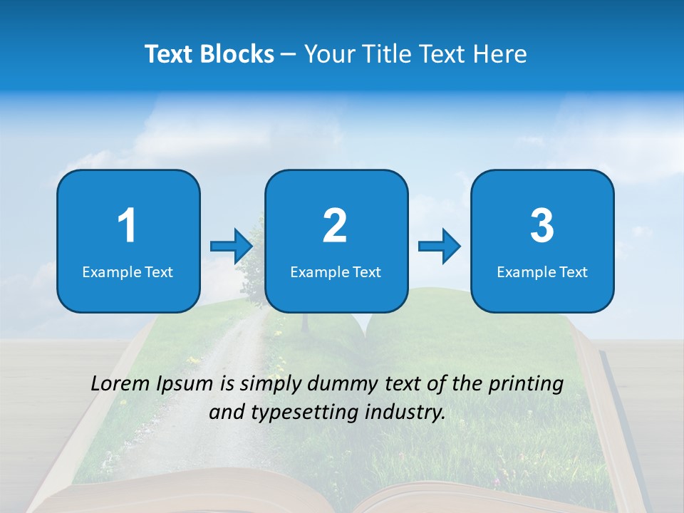 Background Story Literature PowerPoint Template