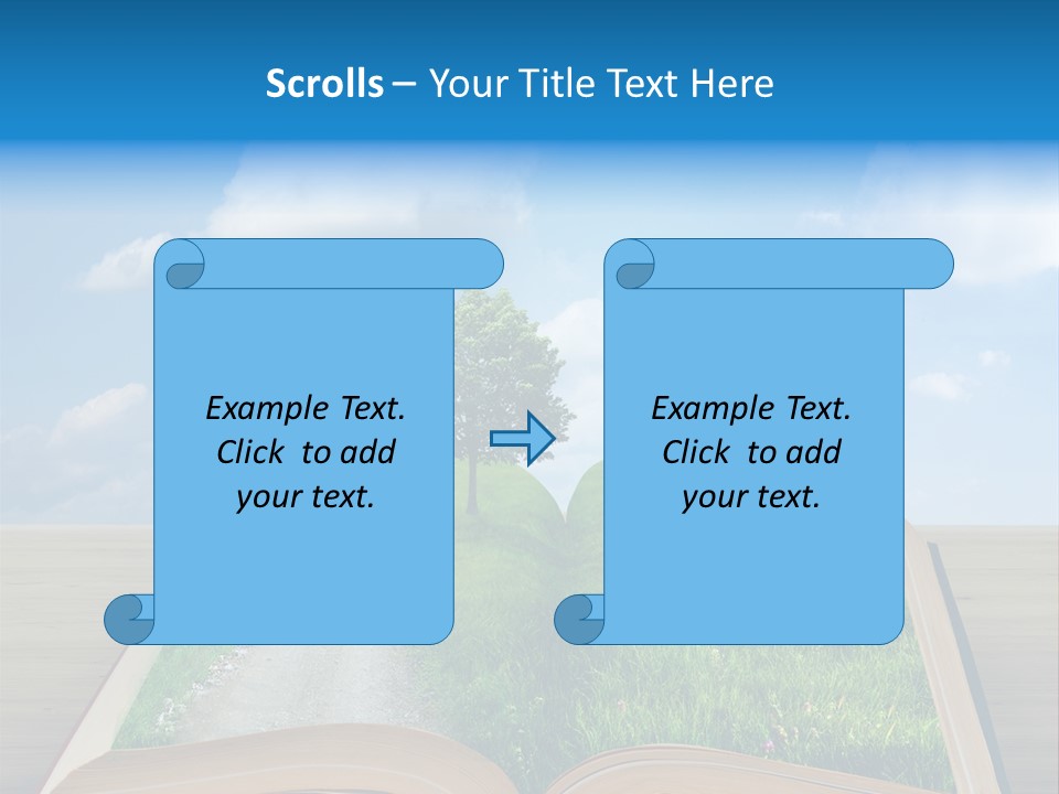 Background Story Literature PowerPoint Template