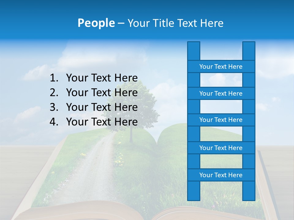 Background Story Literature PowerPoint Template