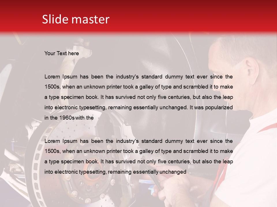Auto Instrument Overall PowerPoint Template