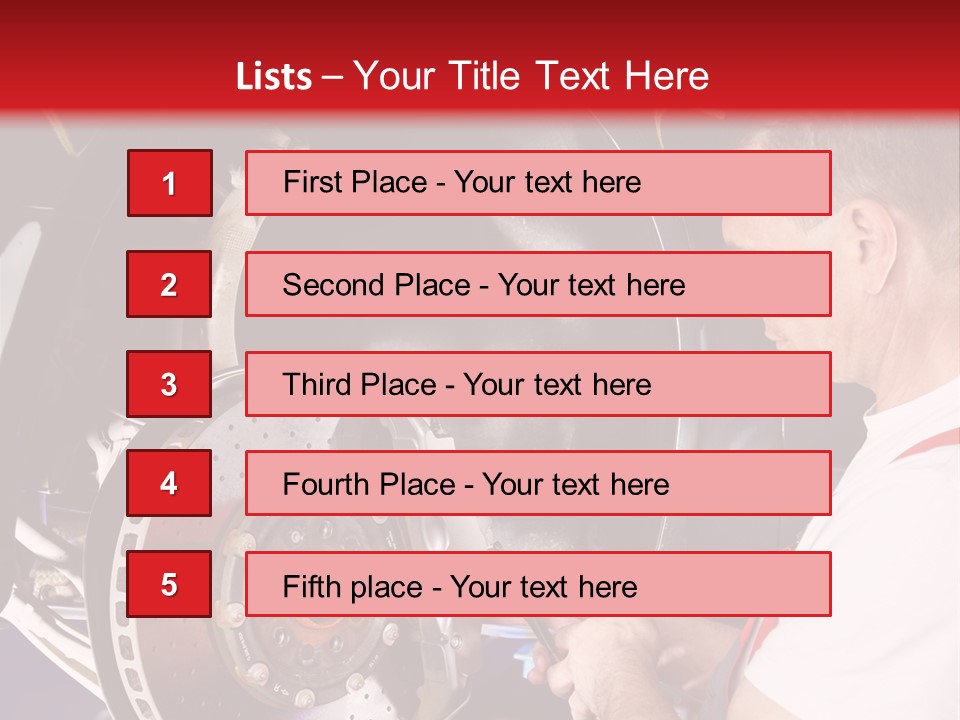 Auto Instrument Overall PowerPoint Template