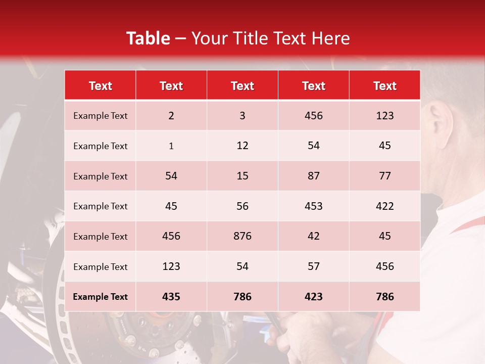 Auto Instrument Overall PowerPoint Template