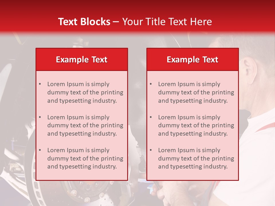 Auto Instrument Overall PowerPoint Template
