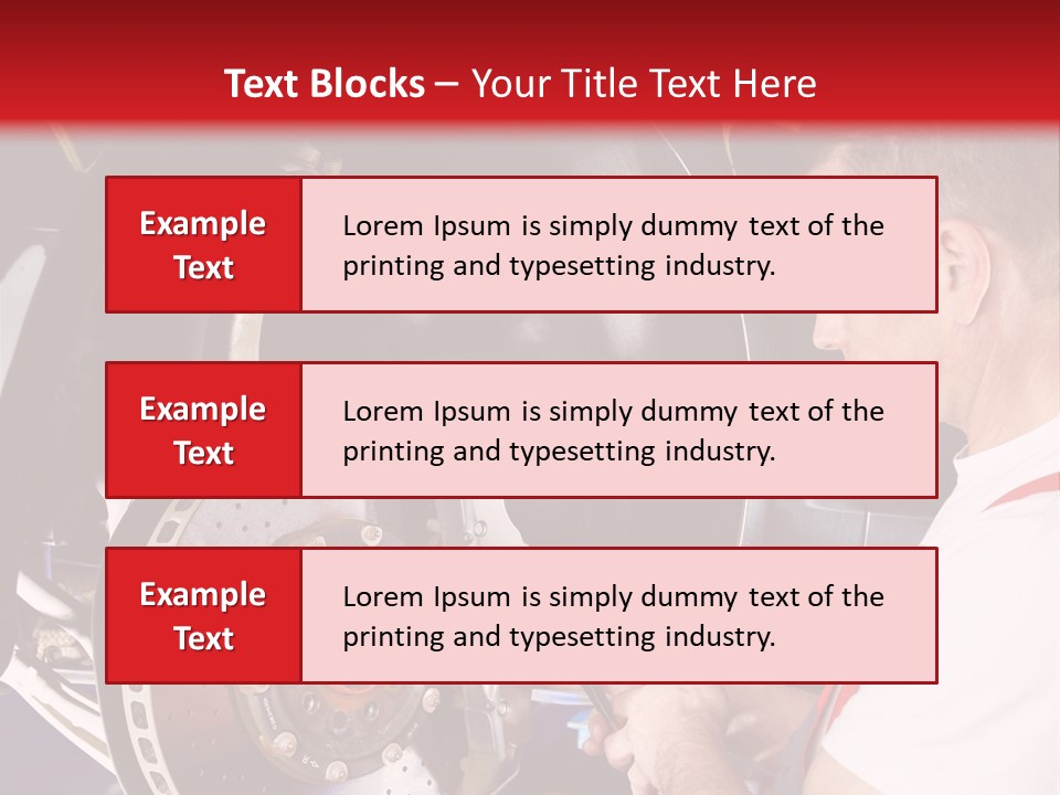 Auto Instrument Overall PowerPoint Template