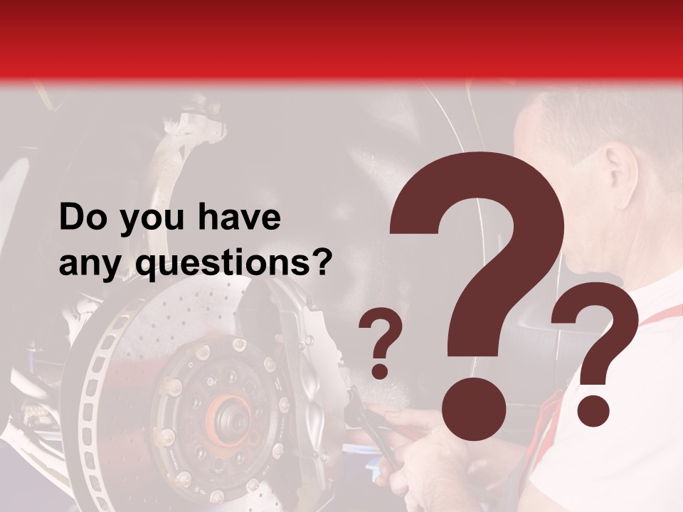 Auto Instrument Overall PowerPoint Template