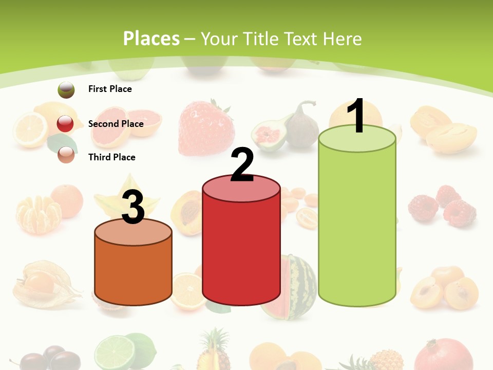 Apple Collage Pineapple PowerPoint Template