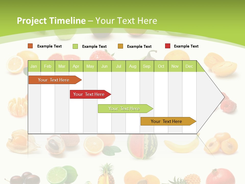 Apple Collage Pineapple PowerPoint Template