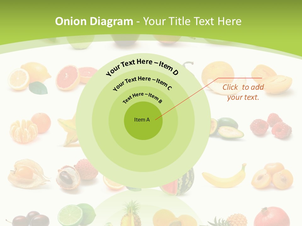 Apple Collage Pineapple PowerPoint Template