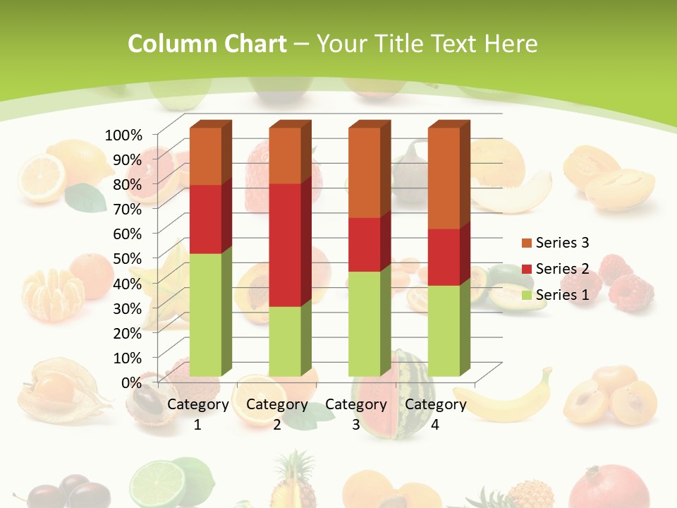 Apple Collage Pineapple PowerPoint Template