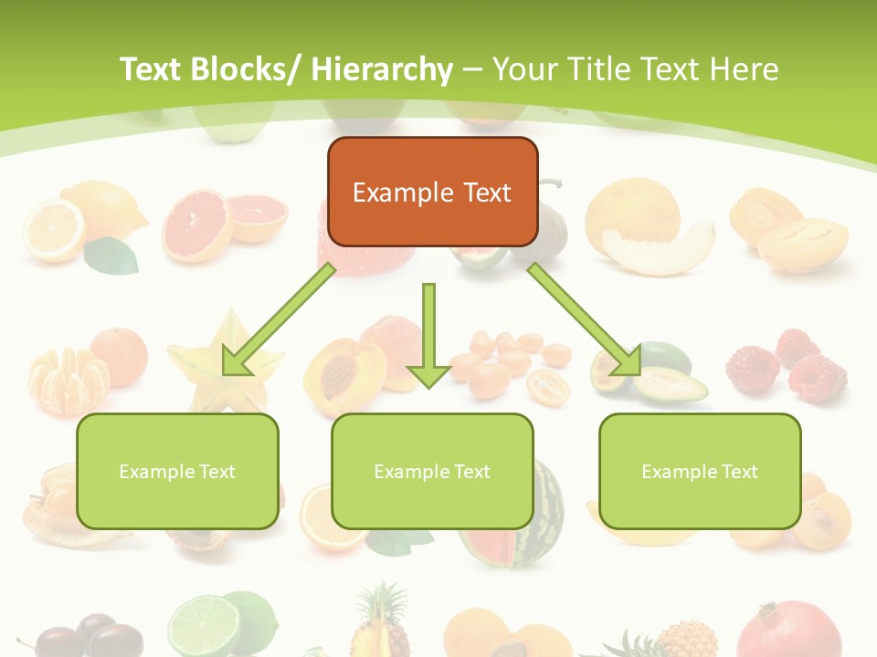 Apple Collage Pineapple PowerPoint Template