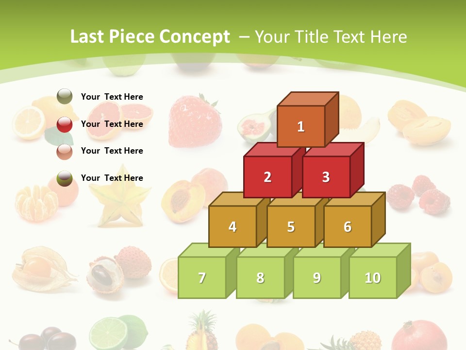 Apple Collage Pineapple PowerPoint Template