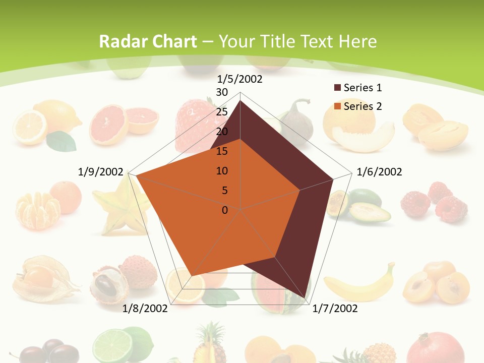 Apple Collage Pineapple PowerPoint Template