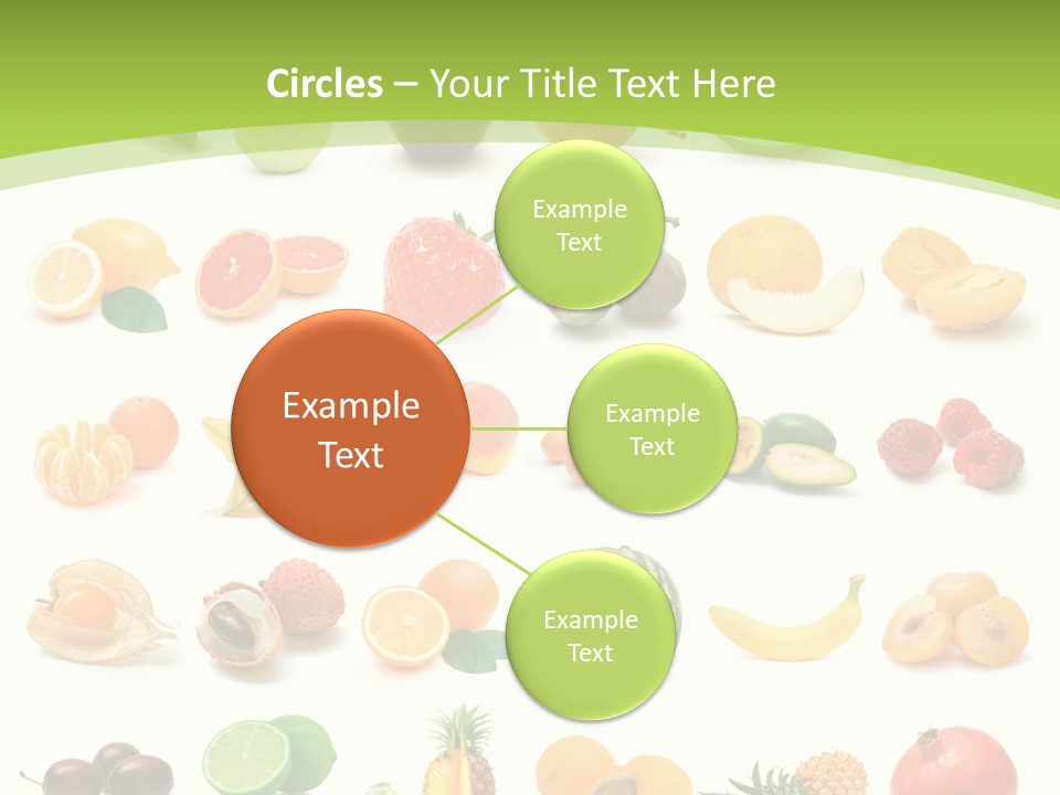 Apple Collage Pineapple PowerPoint Template