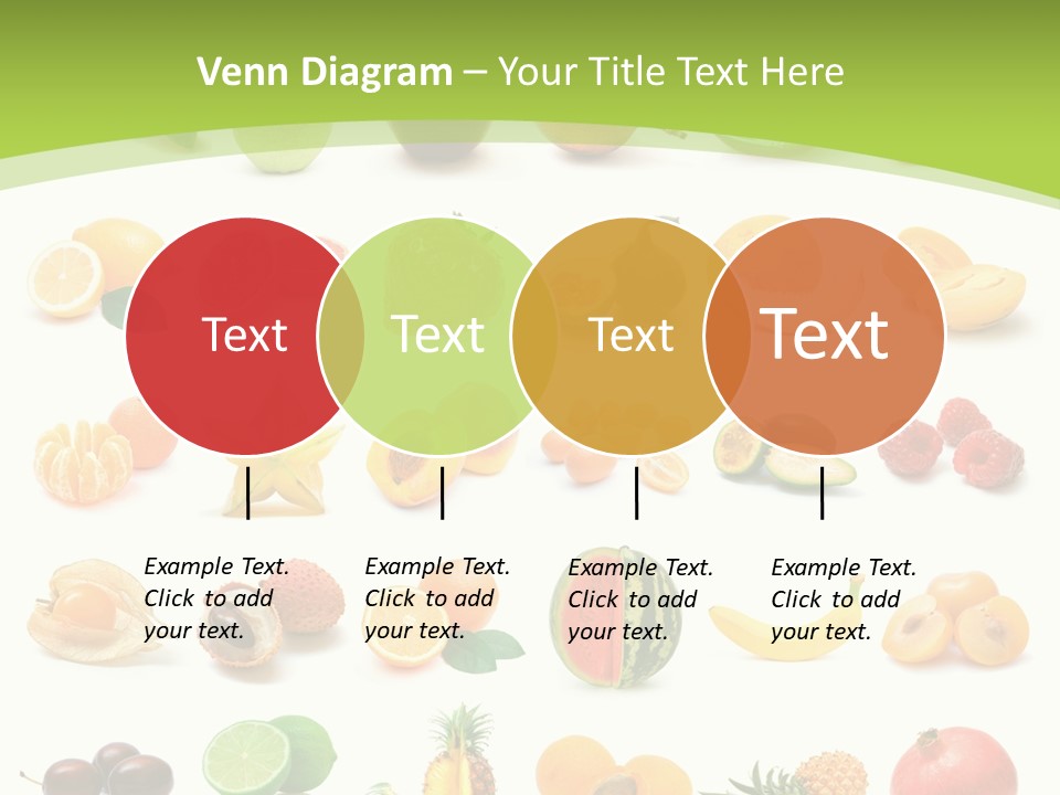 Apple Collage Pineapple PowerPoint Template