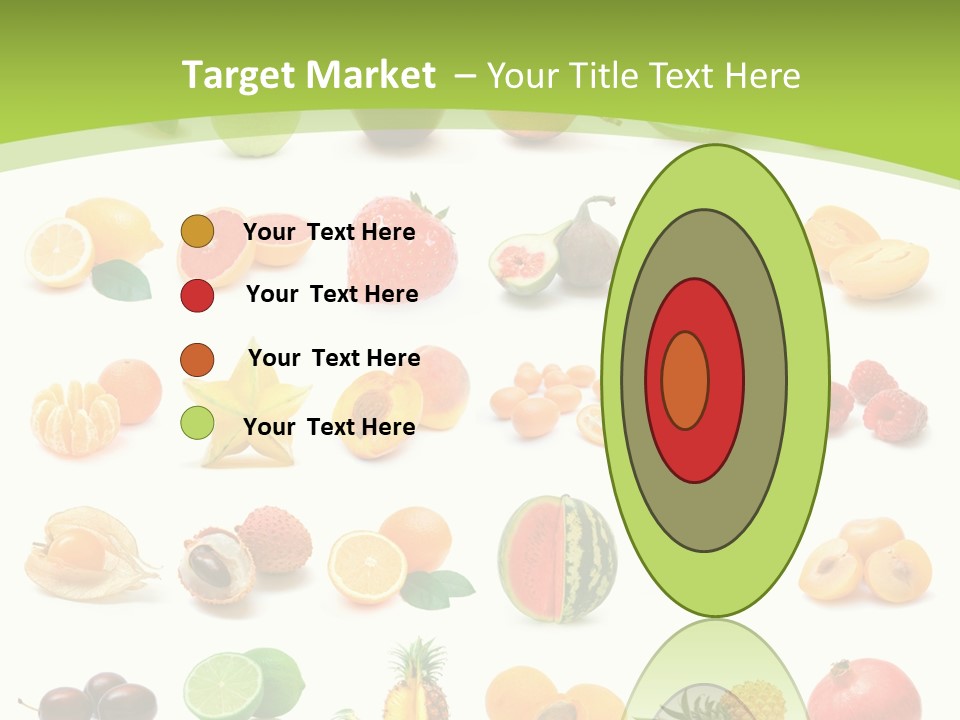 Apple Collage Pineapple PowerPoint Template