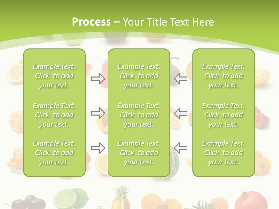 Apple Collage Pineapple PowerPoint Template
