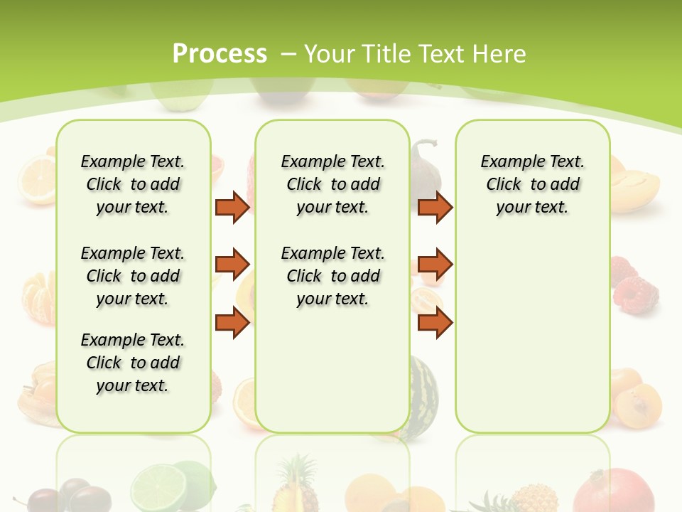 Apple Collage Pineapple PowerPoint Template