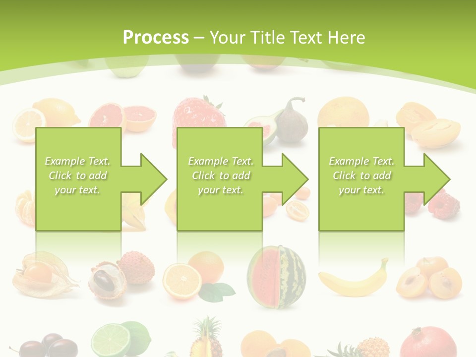 Apple Collage Pineapple PowerPoint Template