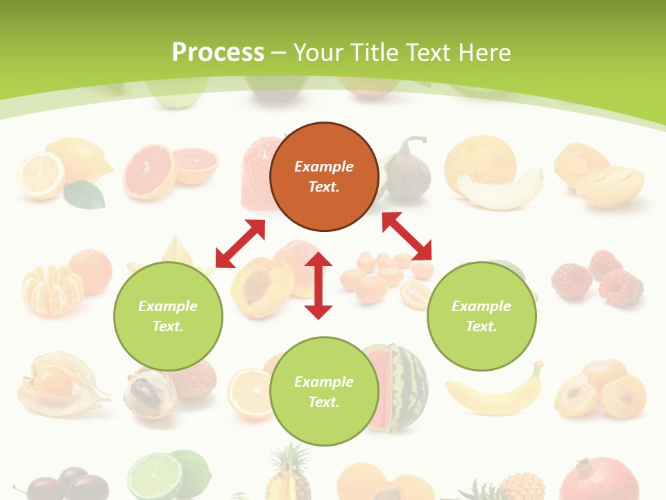 Apple Collage Pineapple PowerPoint Template