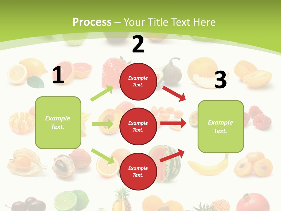 Apple Collage Pineapple PowerPoint Template