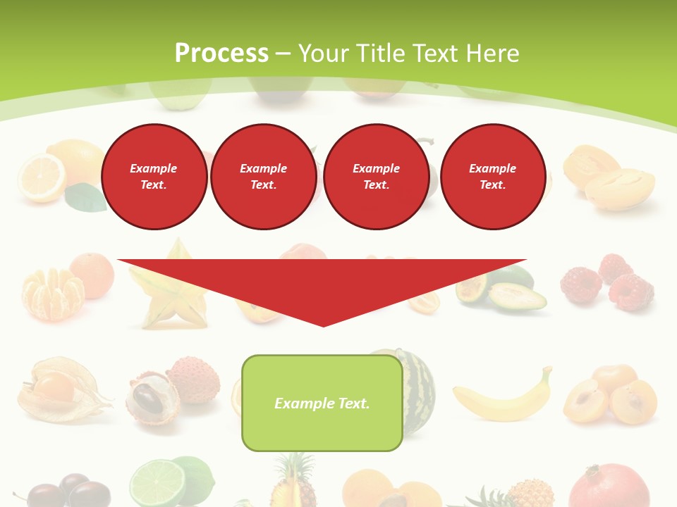 Apple Collage Pineapple PowerPoint Template