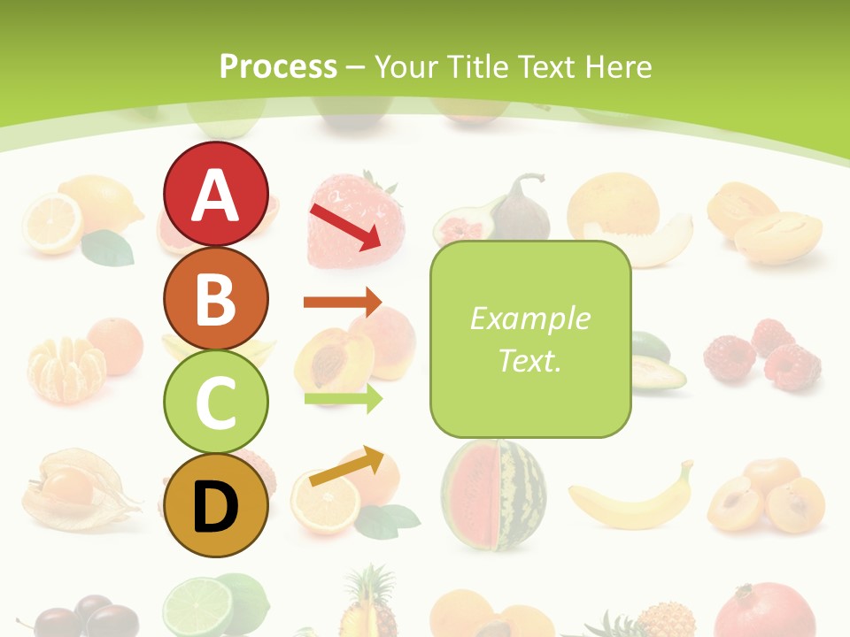 Apple Collage Pineapple PowerPoint Template