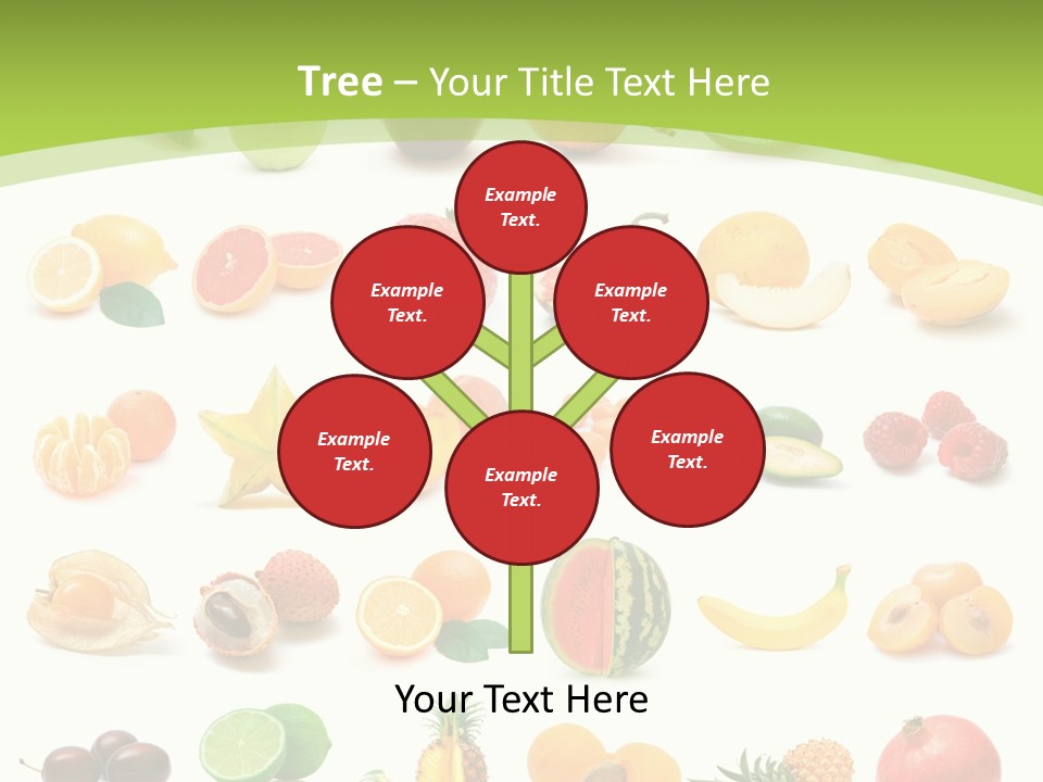 Apple Collage Pineapple PowerPoint Template