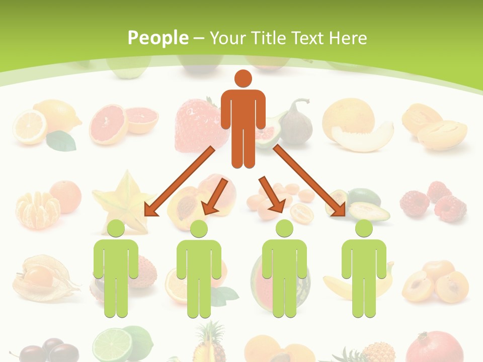 Apple Collage Pineapple PowerPoint Template