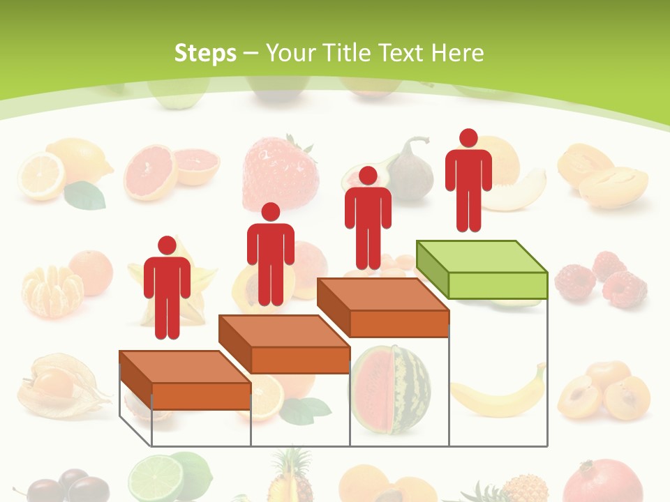 Apple Collage Pineapple PowerPoint Template