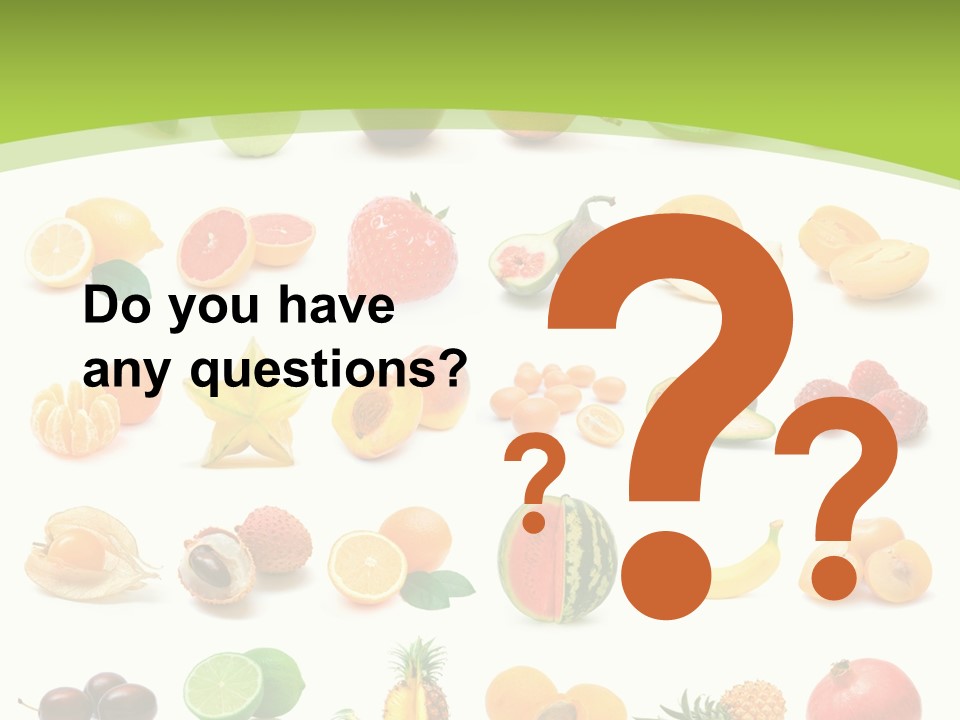 Apple Collage Pineapple PowerPoint Template