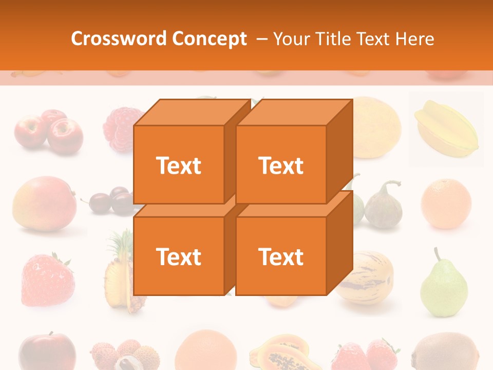 Lemon Apple Ananas PowerPoint Template