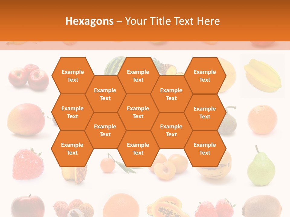 Lemon Apple Ananas PowerPoint Template