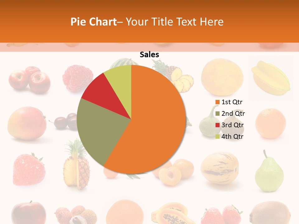 Lemon Apple Ananas PowerPoint Template