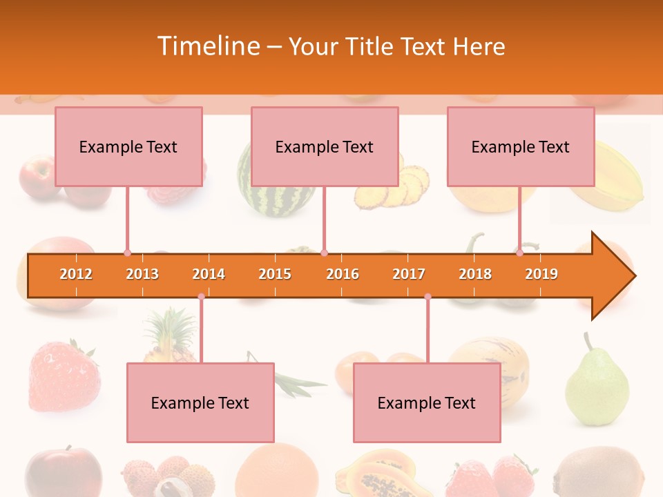 Lemon Apple Ananas PowerPoint Template