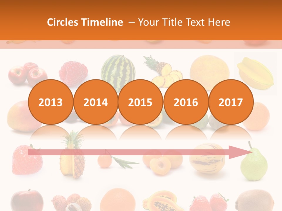 Lemon Apple Ananas PowerPoint Template