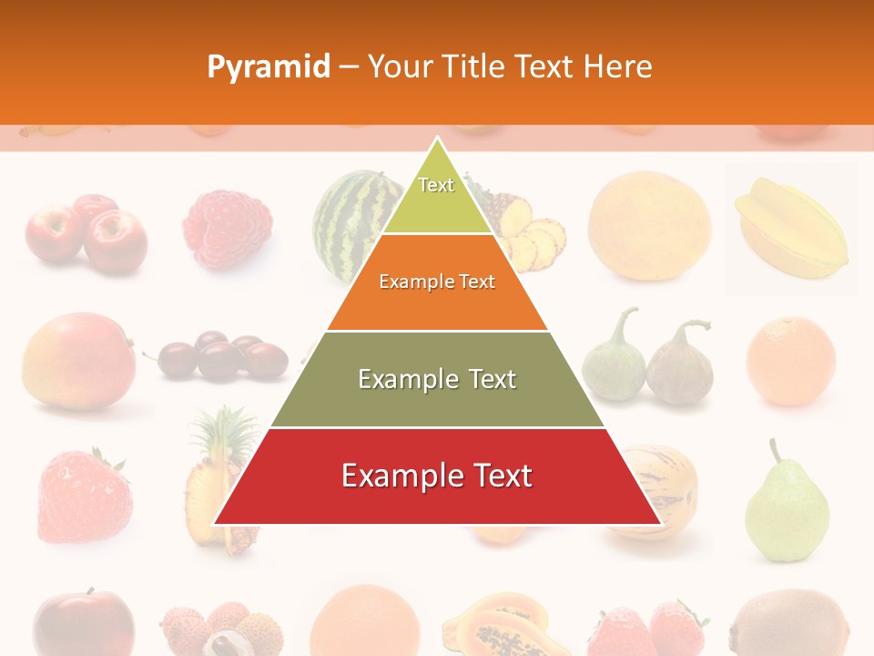 Lemon Apple Ananas PowerPoint Template