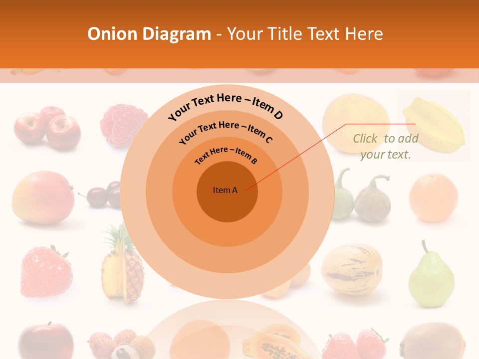 Lemon Apple Ananas PowerPoint Template