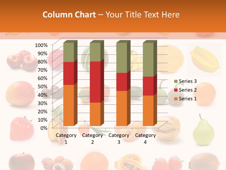 Lemon Apple Ananas PowerPoint Template