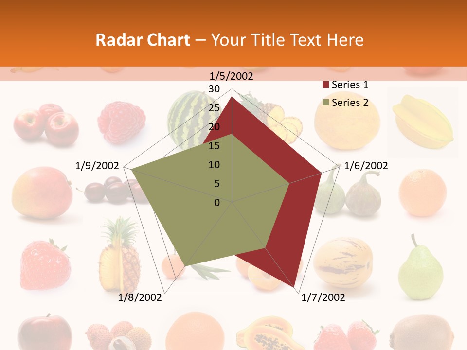 Lemon Apple Ananas PowerPoint Template