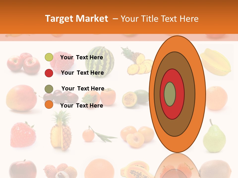 Lemon Apple Ananas PowerPoint Template