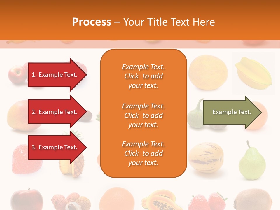 Lemon Apple Ananas PowerPoint Template