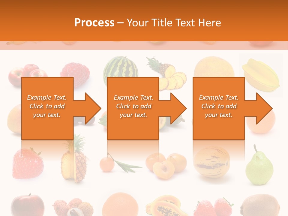 Lemon Apple Ananas PowerPoint Template