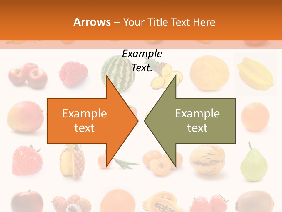Lemon Apple Ananas PowerPoint Template