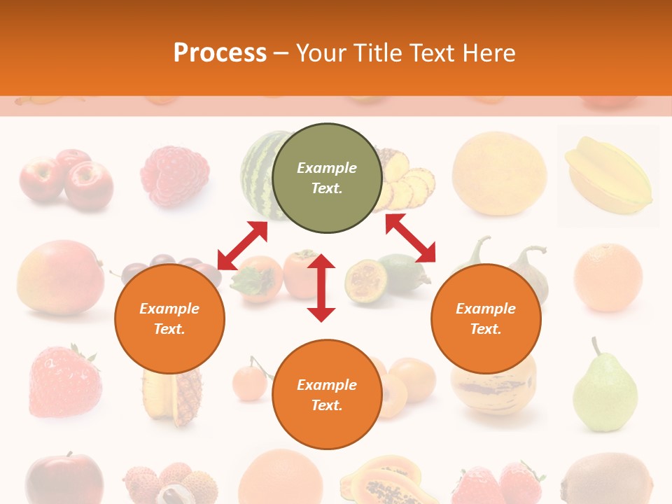 Lemon Apple Ananas PowerPoint Template