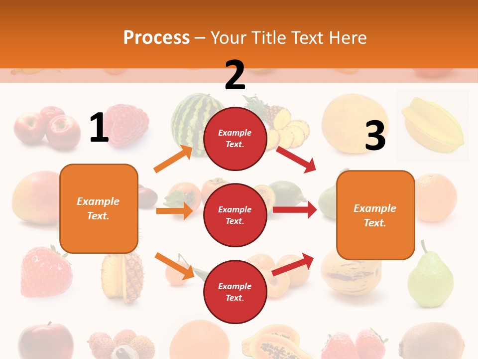 Lemon Apple Ananas PowerPoint Template