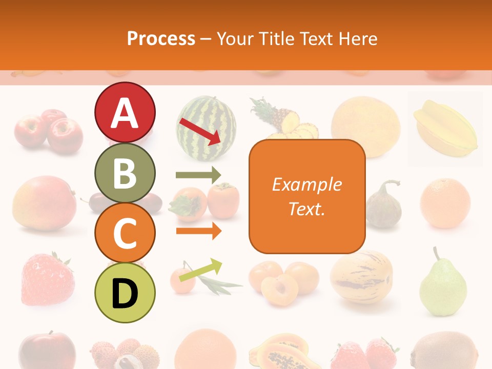 Lemon Apple Ananas PowerPoint Template