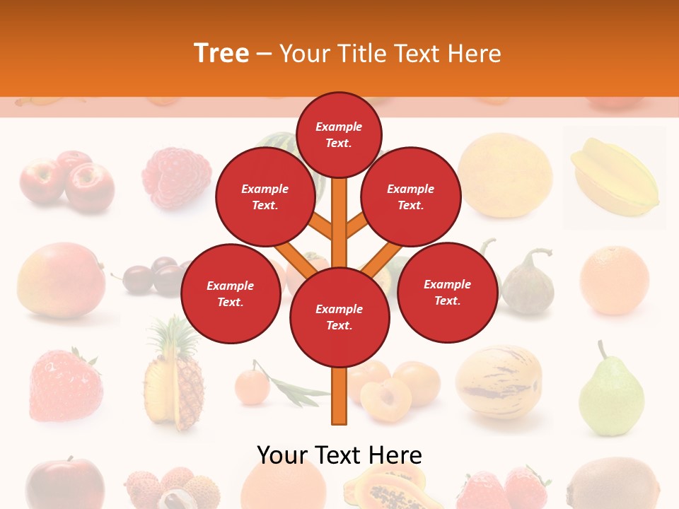 Lemon Apple Ananas PowerPoint Template