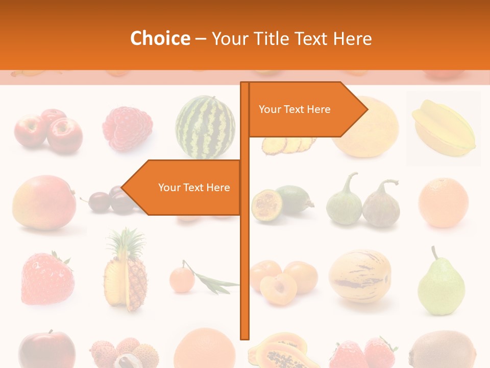 Lemon Apple Ananas PowerPoint Template